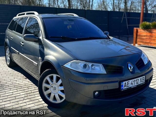 Серый Рено Меган, объемом двигателя 2 л и пробегом 206 тыс. км за 5299 $, фото 1 на Automoto.ua