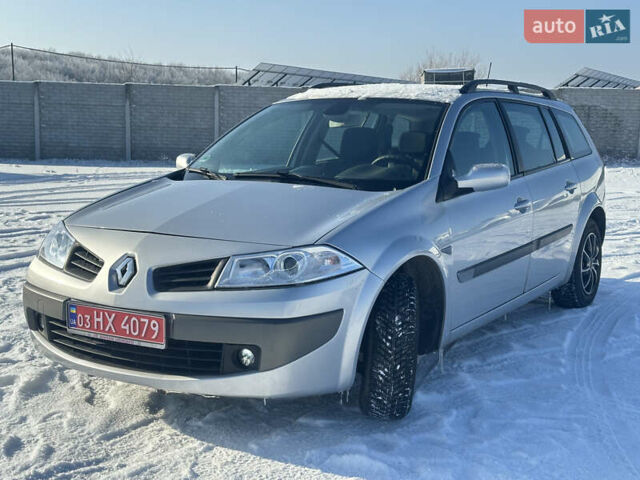 Серый Рено Меган, объемом двигателя 1.6 л и пробегом 213 тыс. км за 5150 $, фото 1 на Automoto.ua