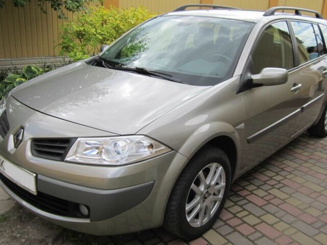 Серый Рено Меган, объемом двигателя 1.6 л и пробегом 193 тыс. км за 4761 $, фото 1 на Automoto.ua