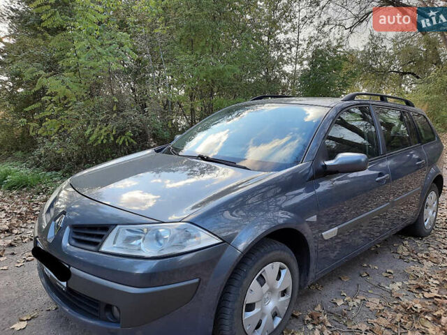 Сірий Рено Меган, об'ємом двигуна 1.6 л та пробігом 282 тис. км за 4500 $, фото 1 на Automoto.ua