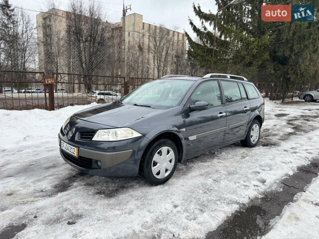 Серый Рено Меган, объемом двигателя 1.6 л и пробегом 218 тыс. км за 5000 $, фото 1 на Automoto.ua