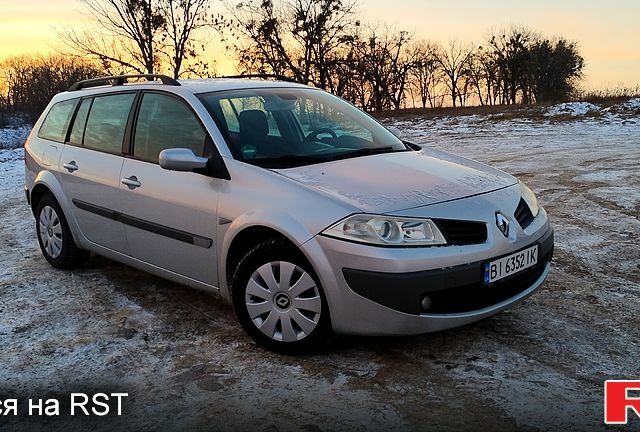 Сірий Рено Меган, об'ємом двигуна 1.6 л та пробігом 200 тис. км за 5500 $, фото 1 на Automoto.ua