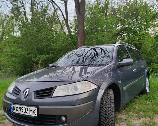 Серый Рено Меган, объемом двигателя 2 л и пробегом 171 тыс. км за 5500 $, фото 1 на Automoto.ua