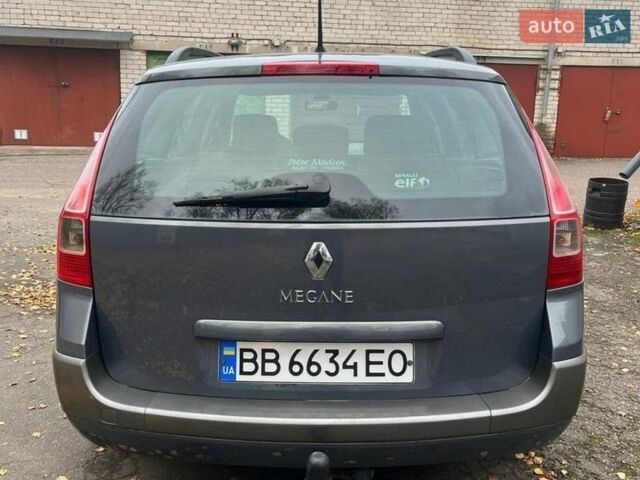 Сірий Рено Меган, об'ємом двигуна 1.6 л та пробігом 210 тис. км за 4400 $, фото 1 на Automoto.ua