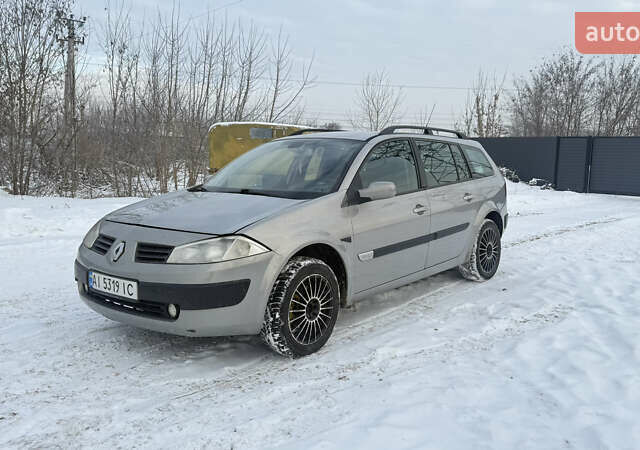 Серый Рено Меган, объемом двигателя 1.9 л и пробегом 270 тыс. км за 4200 $, фото 1 на Automoto.ua