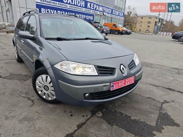 Серый Рено Меган, объемом двигателя 1.6 л и пробегом 190 тыс. км за 5550 $, фото 1 на Automoto.ua