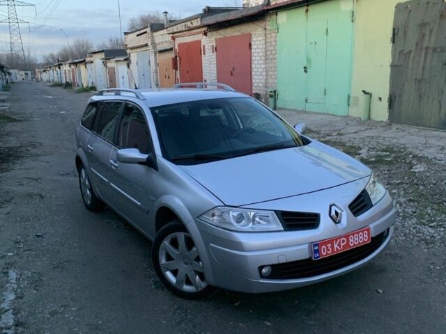 Сірий Рено Меган, об'ємом двигуна 2 л та пробігом 162 тис. км за 6299 $, фото 1 на Automoto.ua
