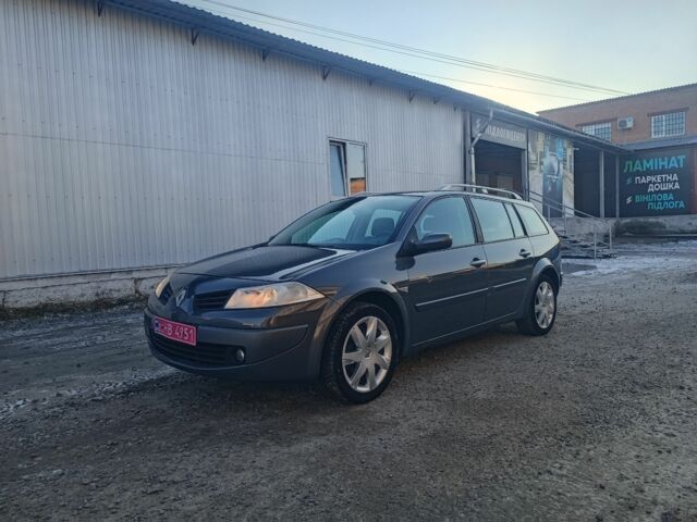 Серый Рено Меган, объемом двигателя 2 л и пробегом 195 тыс. км за 6100 $, фото 1 на Automoto.ua