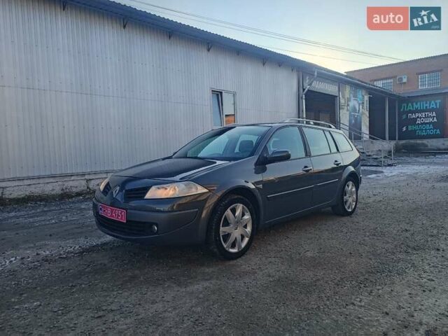 Серый Рено Меган, объемом двигателя 2 л и пробегом 191 тыс. км за 6100 $, фото 1 на Automoto.ua