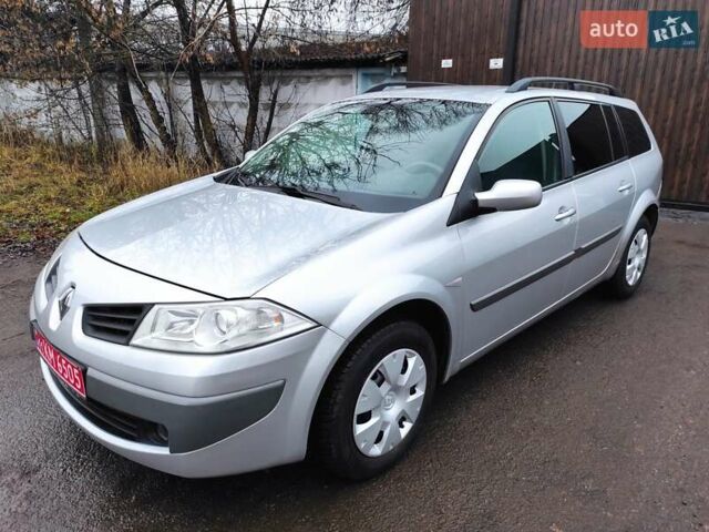 Серый Рено Меган, объемом двигателя 1.6 л и пробегом 199 тыс. км за 5490 $, фото 1 на Automoto.ua
