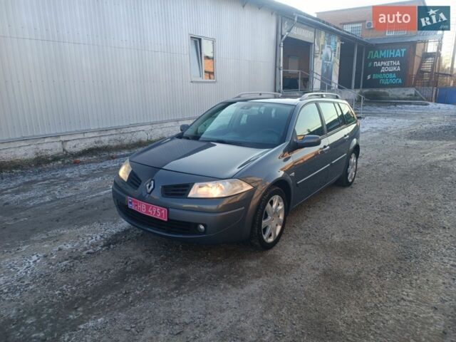 Серый Рено Меган, объемом двигателя 2 л и пробегом 191 тыс. км за 6100 $, фото 1 на Automoto.ua