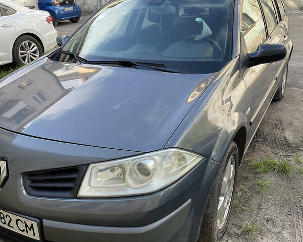 Сірий Рено Меган, об'ємом двигуна 1.6 л та пробігом 146 тис. км за 5400 $, фото 1 на Automoto.ua