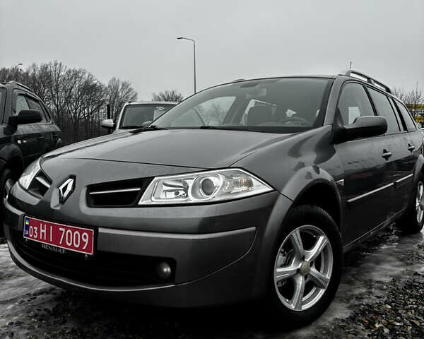 Серый Рено Меган, объемом двигателя 1.6 л и пробегом 178 тыс. км за 6800 $, фото 1 на Automoto.ua