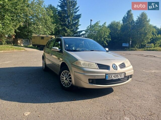 Серый Рено Меган, объемом двигателя 1.6 л и пробегом 217 тыс. км за 5100 $, фото 1 на Automoto.ua