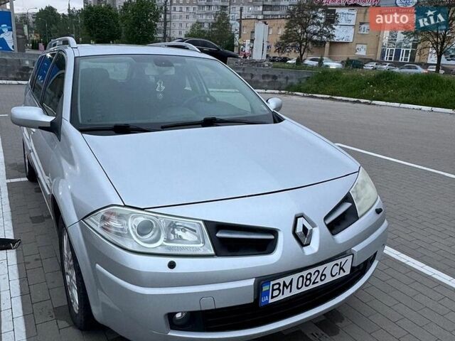 Серый Рено Меган, объемом двигателя 1.6 л и пробегом 184 тыс. км за 5400 $, фото 1 на Automoto.ua