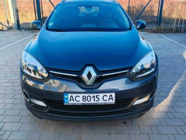 Серый Рено Меган, объемом двигателя 1.5 л и пробегом 194 тыс. км за 7500 $, фото 1 на Automoto.ua