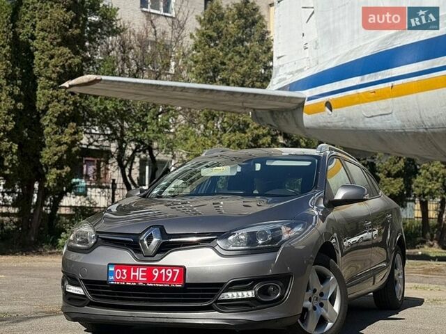 Серый Рено Меган, объемом двигателя 1.5 л и пробегом 280 тыс. км за 8600 $, фото 1 на Automoto.ua