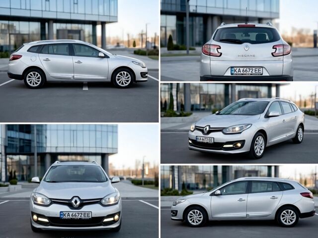 Серый Рено Меган, объемом двигателя 1.5 л и пробегом 240 тыс. км за 9200 $, фото 1 на Automoto.ua