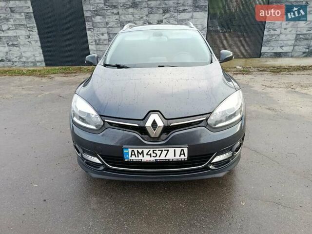 Серый Рено Меган, объемом двигателя 1.5 л и пробегом 195 тыс. км за 9500 $, фото 1 на Automoto.ua