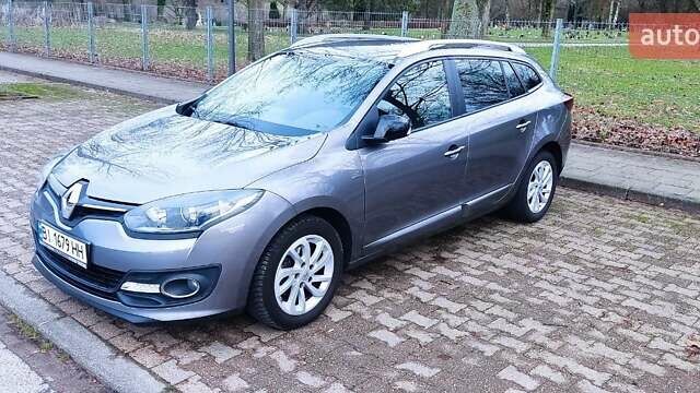 Серый Рено Меган, объемом двигателя 1.46 л и пробегом 167 тыс. км за 9000 $, фото 1 на Automoto.ua