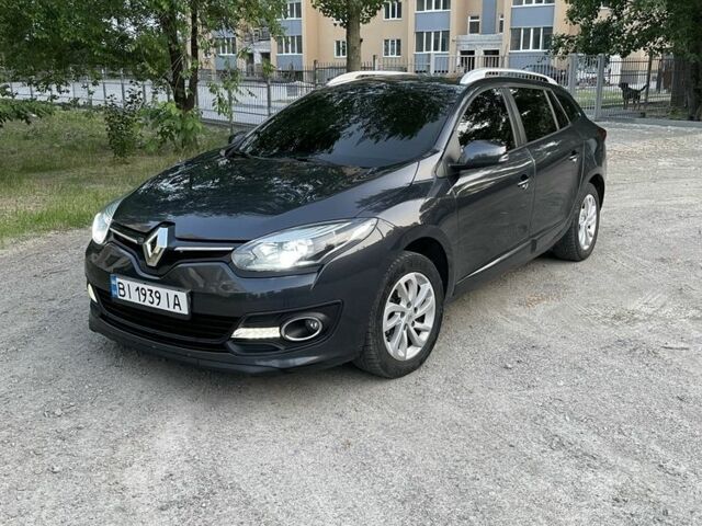 Серый Рено Меган, объемом двигателя 1.5 л и пробегом 256 тыс. км за 8700 $, фото 1 на Automoto.ua