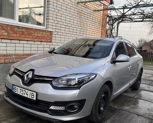 Серый Рено Меган, объемом двигателя 1.6 л и пробегом 173 тыс. км за 9500 $, фото 1 на Automoto.ua