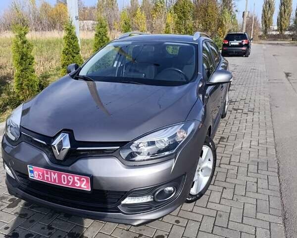 Серый Рено Меган, объемом двигателя 1.6 л и пробегом 172 тыс. км за 9500 $, фото 1 на Automoto.ua
