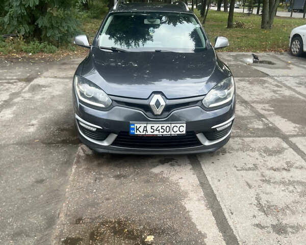 Серый Рено Меган, объемом двигателя 1.5 л и пробегом 252 тыс. км за 8800 $, фото 1 на Automoto.ua