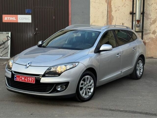 Серый Рено Меган, объемом двигателя 1.5 л и пробегом 215 тыс. км за 7600 $, фото 1 на Automoto.ua