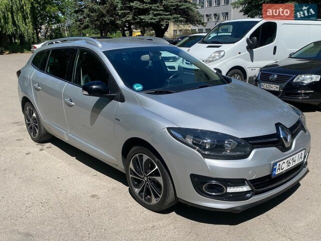 Серый Рено Меган, объемом двигателя 1.6 л и пробегом 218 тыс. км за 9750 $, фото 1 на Automoto.ua