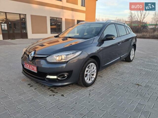 Серый Рено Меган, объемом двигателя 1.5 л и пробегом 264 тыс. км за 9150 $, фото 1 на Automoto.ua