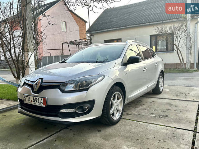 Серый Рено Меган, объемом двигателя 1.5 л и пробегом 165 тыс. км за 8600 $, фото 1 на Automoto.ua
