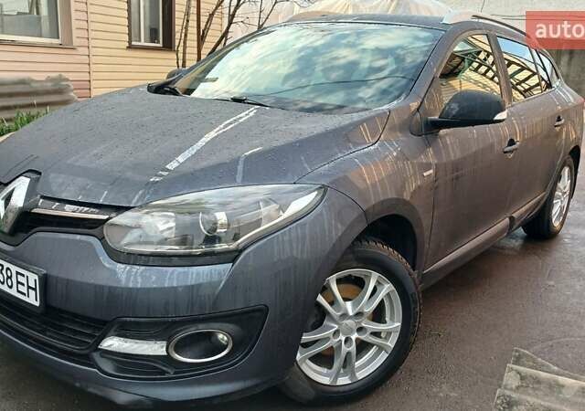 Сірий Рено Меган, об'ємом двигуна 1.5 л та пробігом 200 тис. км за 9900 $, фото 1 на Automoto.ua