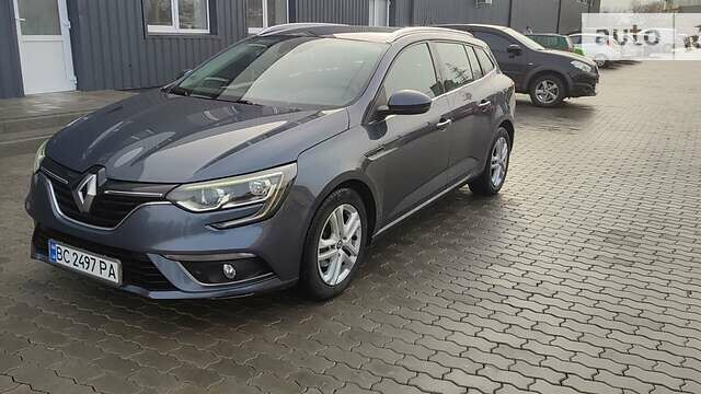 Серый Рено Меган, объемом двигателя 1.5 л и пробегом 188 тыс. км за 12500 $, фото 1 на Automoto.ua