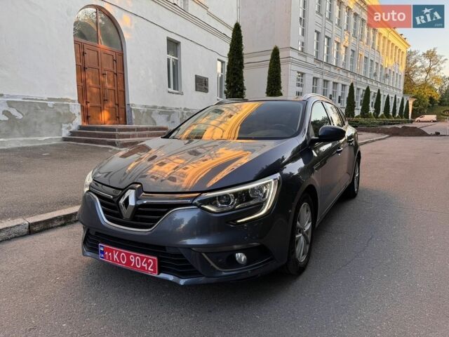 Серый Рено Меган, объемом двигателя 1.5 л и пробегом 206 тыс. км за 12990 $, фото 1 на Automoto.ua