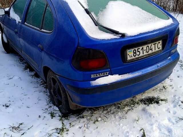 Синий Рено Меган, объемом двигателя 1.6 л и пробегом 241 тыс. км за 850 $, фото 1 на Automoto.ua