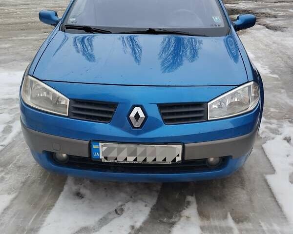 Синий Рено Меган, объемом двигателя 1.6 л и пробегом 257 тыс. км за 5000 $, фото 1 на Automoto.ua