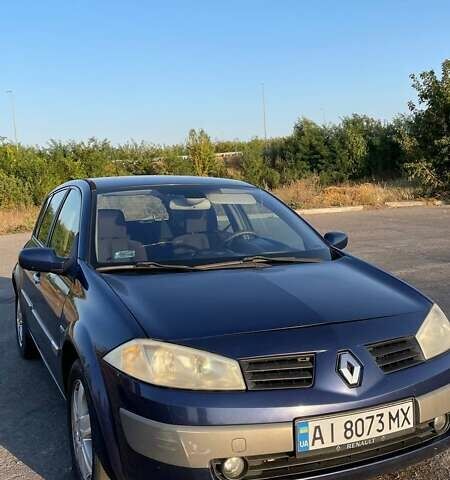 Синий Рено Меган, объемом двигателя 1.9 л и пробегом 274 тыс. км за 3500 $, фото 1 на Automoto.ua