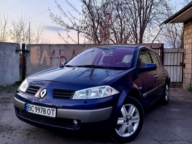 Синій Рено Меган, об'ємом двигуна 2 л та пробігом 230 тис. км за 4100 $, фото 1 на Automoto.ua