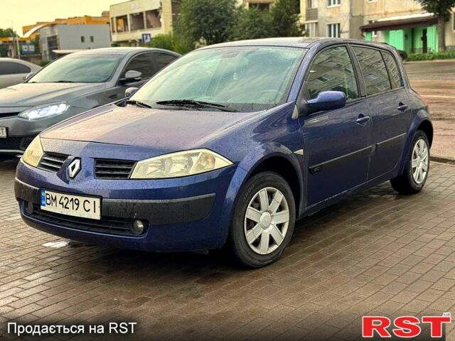 Синий Рено Меган, объемом двигателя 1.5 л и пробегом 200 тыс. км за 3200 $, фото 1 на Automoto.ua