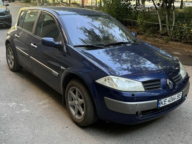 Синий Рено Меган, объемом двигателя 1.6 л и пробегом 500 тыс. км за 3996 $, фото 1 на Automoto.ua