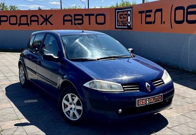 Синий Рено Меган, объемом двигателя 2 л и пробегом 280 тыс. км за 4401 $, фото 1 на Automoto.ua