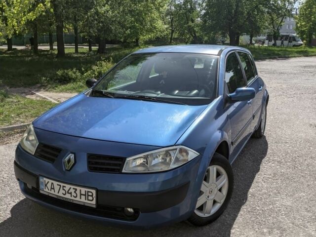 Синий Рено Меган, объемом двигателя 1.6 л и пробегом 191 тыс. км за 4400 $, фото 1 на Automoto.ua