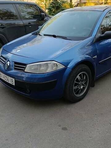 Синий Рено Меган, объемом двигателя 1.6 л и пробегом 200 тыс. км за 4500 $, фото 1 на Automoto.ua