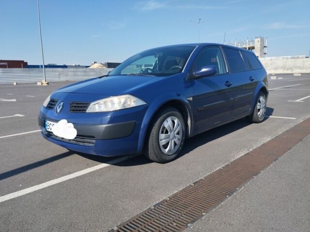 Синий Рено Меган, объемом двигателя 1.9 л и пробегом 280 тыс. км за 3900 $, фото 1 на Automoto.ua