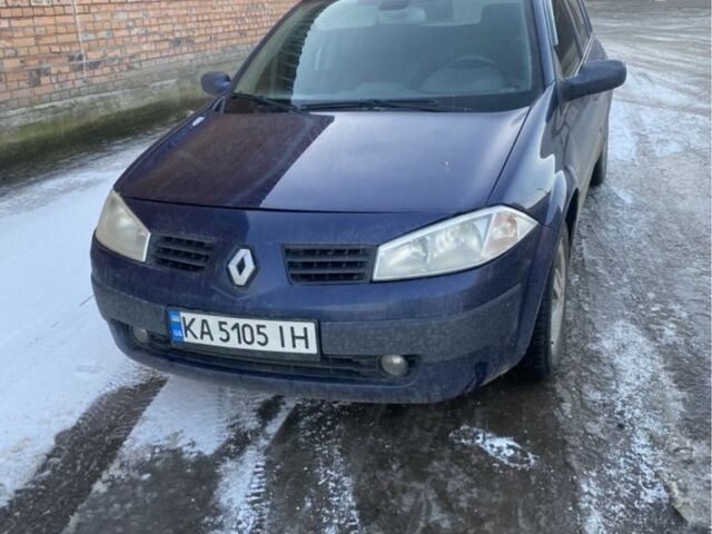 Синий Рено Меган, объемом двигателя 1.6 л и пробегом 260 тыс. км за 4000 $, фото 1 на Automoto.ua