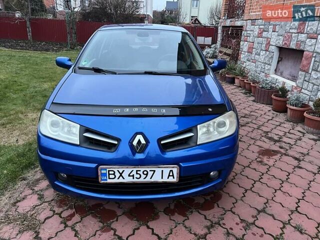 Синій Рено Меган, об'ємом двигуна 1.6 л та пробігом 190 тис. км за 5300 $, фото 1 на Automoto.ua