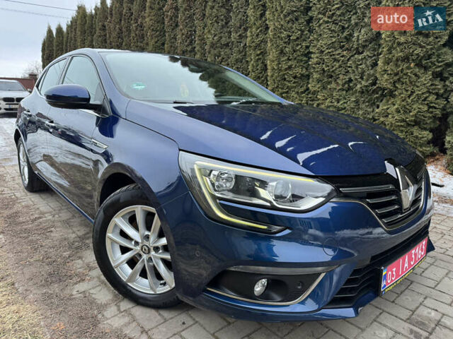 Синий Рено Меган, объемом двигателя 1.6 л и пробегом 195 тыс. км за 13500 $, фото 1 на Automoto.ua