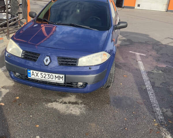 Синий Рено Меган, объемом двигателя 1.4 л и пробегом 219 тыс. км за 4300 $, фото 1 на Automoto.ua