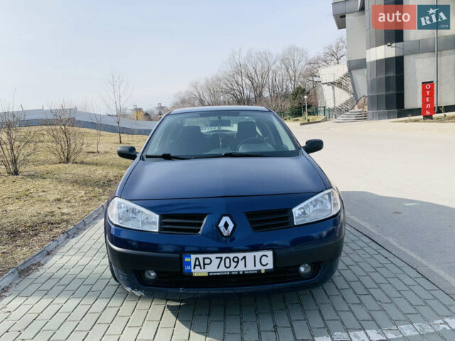 Синий Рено Меган, объемом двигателя 1.4 л и пробегом 210 тыс. км за 4500 $, фото 1 на Automoto.ua